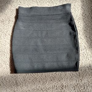 Black pencil skirt